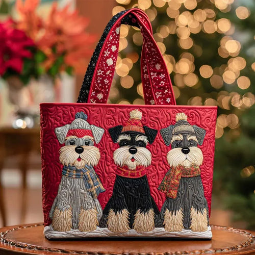 Χειροποίητη τσάντα Schnauzer Tote